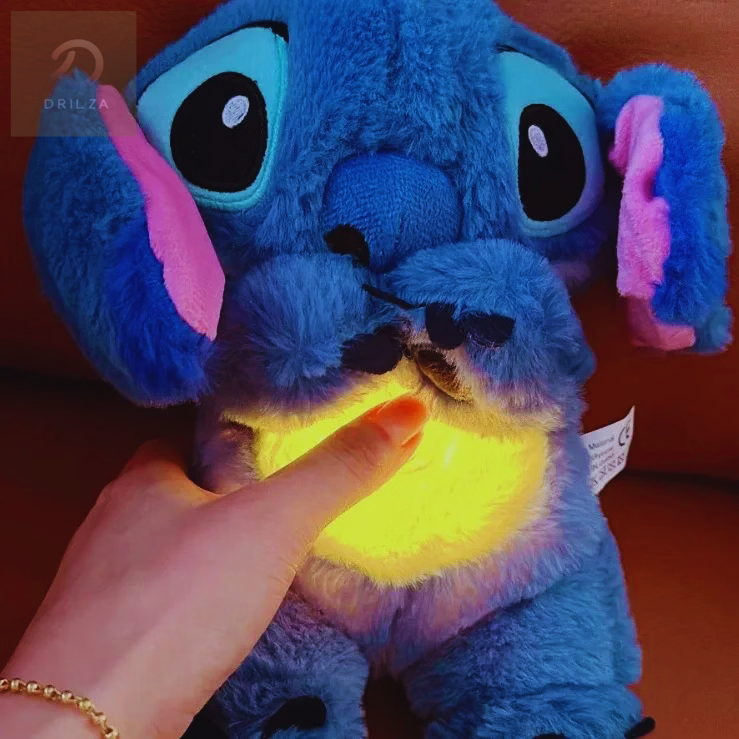 Veilleuse Stitch Peluche Respirante : La Magie Disney pour des Nuits Apaisées